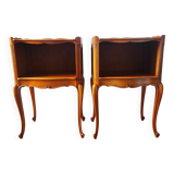 Pair of Louis XV style bedside tables