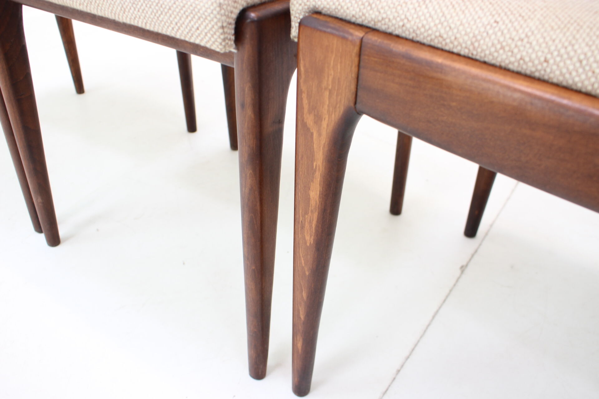 Set of Four Dining Chairs by Drevotvar, Czechoslovakia, 1970