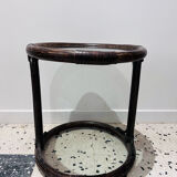 Rattan bedside table or end of sofa