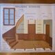 Affiche scolaire ancienne "Menuiserie intérieure" / "Adduction d'eau" années 1960