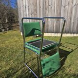 2 chrome Bauhaus chairs