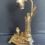 Lamp musical statue - Art Nouveau - Golden regulation - Early twentieth century