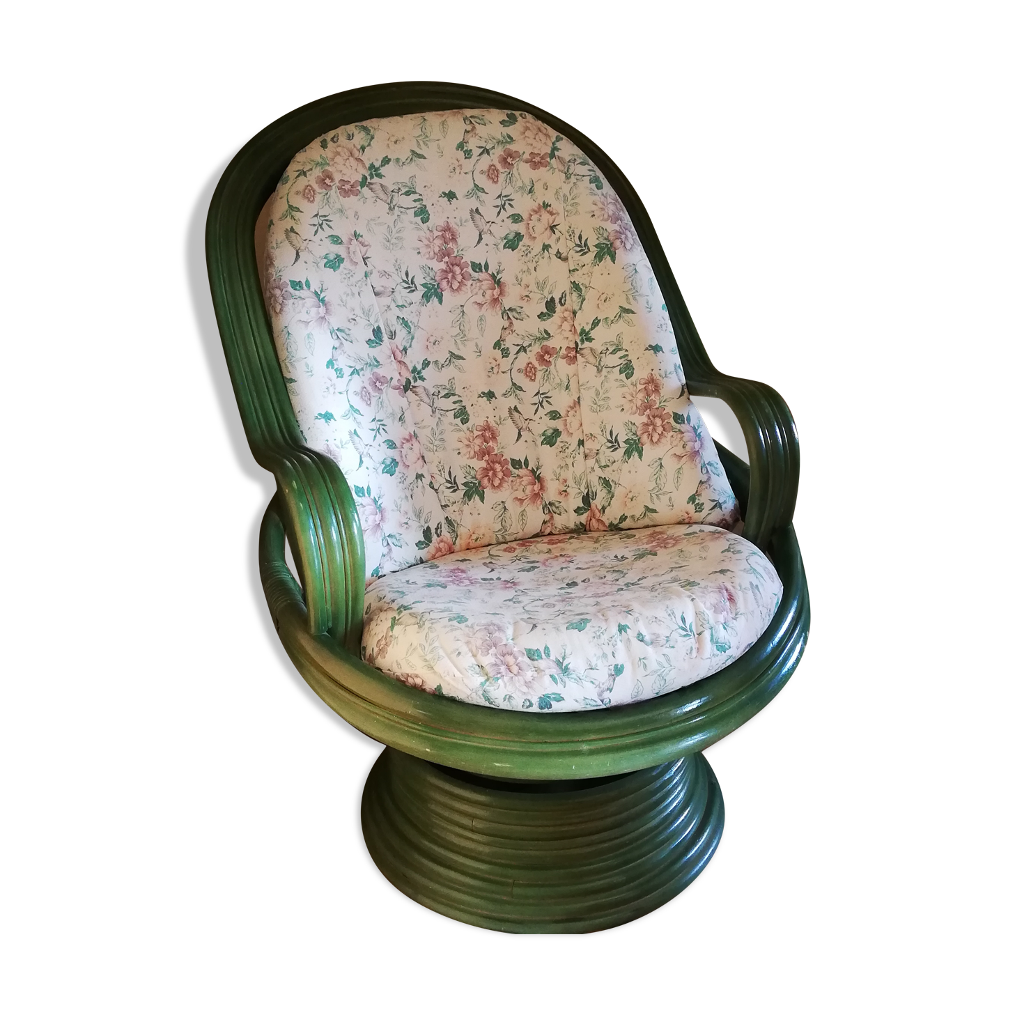 Rocking chair structure bambou