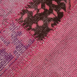 7x10 distressed pink turkish rug 300x208cm