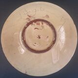 Catalan ceramic dish puigdemont fish earth enamel varnished fish