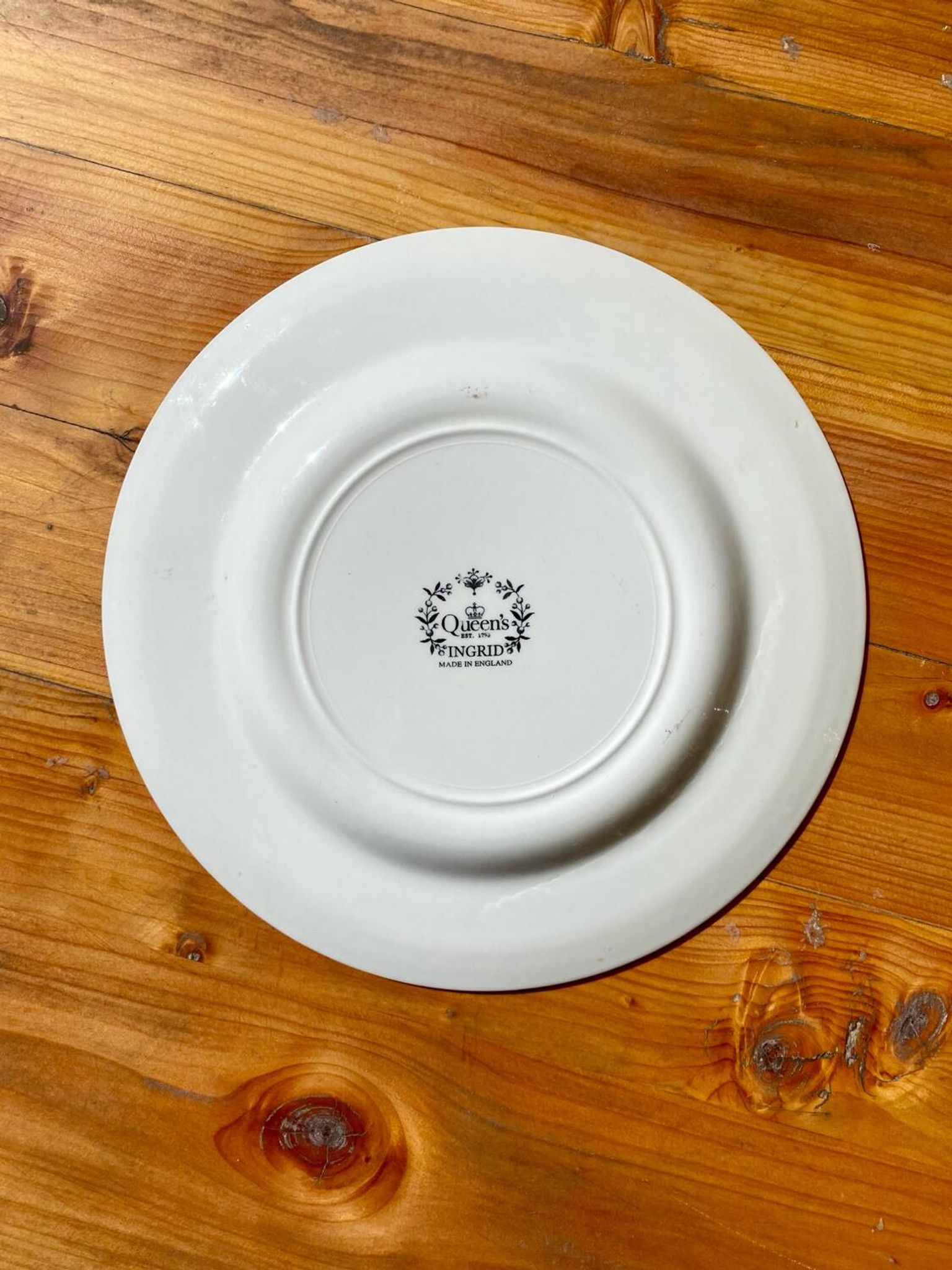 Plat de service Anglais Queens Ingrid