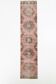 3x13 Pale Red Vintage Runner Rug, 85x388Cm