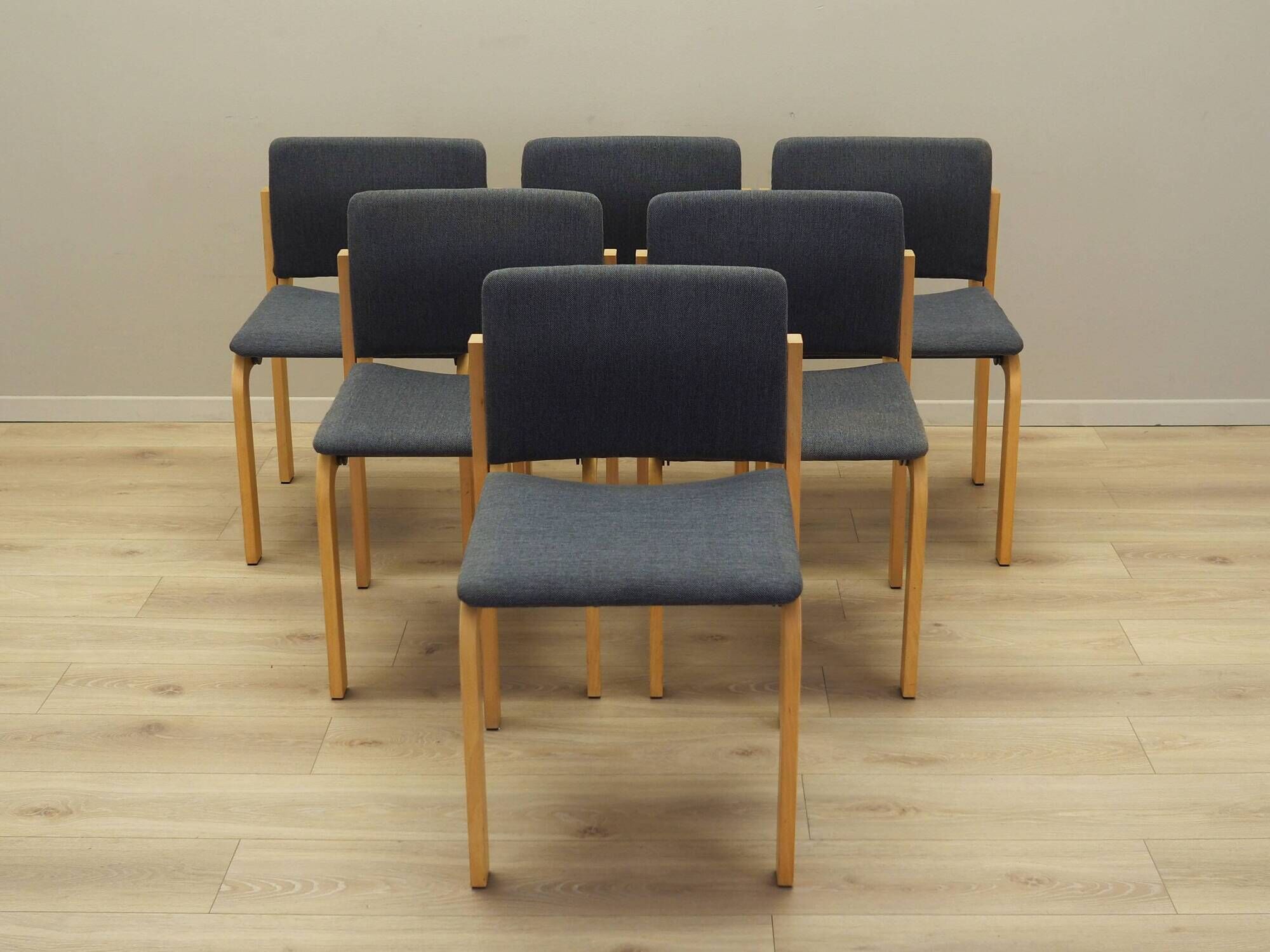 Set of six chairs, Danish design, 1980s, manufacturer: Fritz Hansen