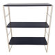Etagère string métal et laiton vintage 1960