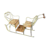 Sled double sled alsace 1900s