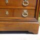 4-drawer chest of drawers, gold ribbon and peacock handles