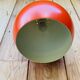Suspension Eyeball orange vintage années 70