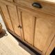 Rustic wooden buffet