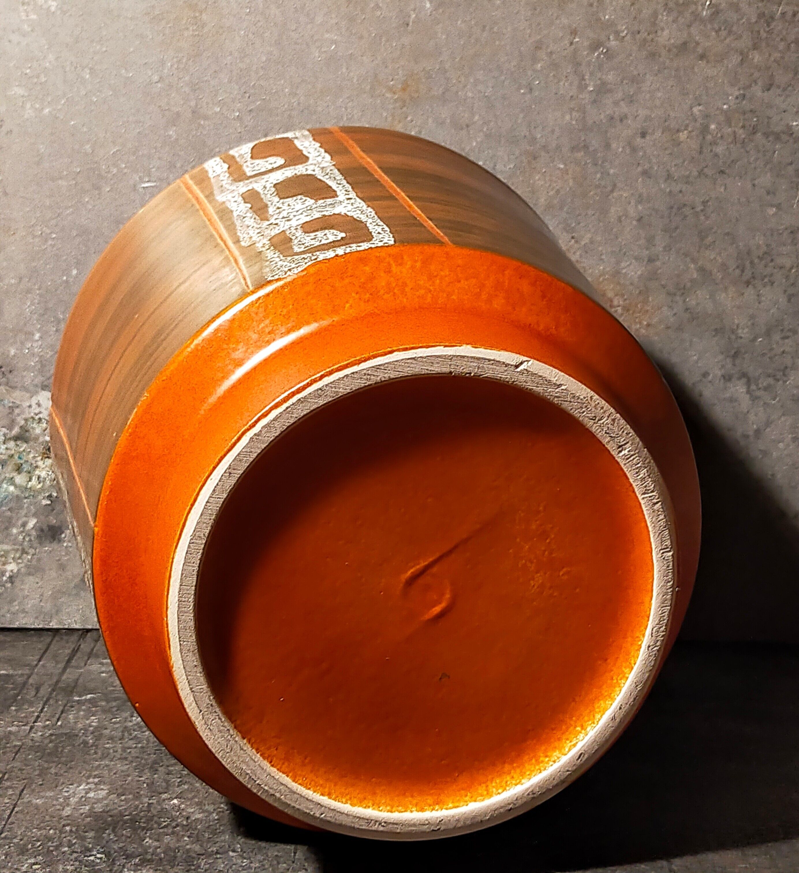 Ceramic pot cover 50s