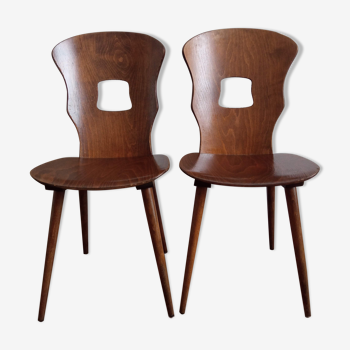 Paire de chaises Baumann modele Gentiane
