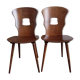 Pair of chairs Baumann model Gentiane