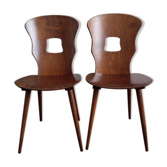 Pair of chairs Baumann model Gentiane