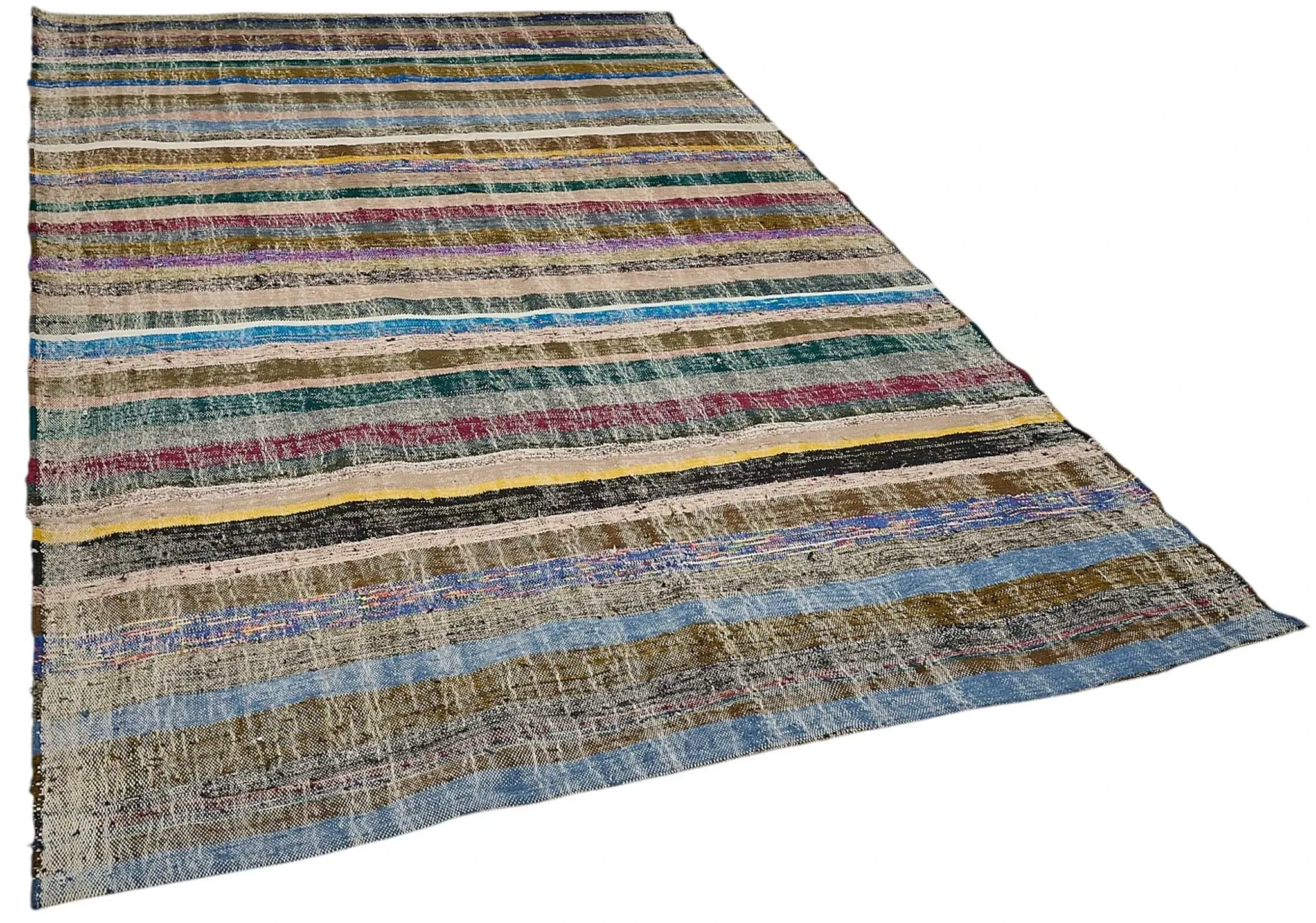 Turkish Handwoven Flatweave Chaput Kilim 183 cm x 284 cm