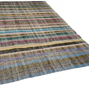 Turkish Handwoven Flatweave Chaput Kilim 183 cm x 284 cm