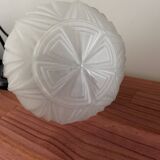 Art Deco globe pendant light