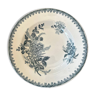 Assiettes en terre de fer Sarreguemines Margot