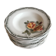 Lot of porcelain plates Digoin from sarreguemines series Odile