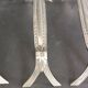 WMF, eight silver-plated knife rests, palmette decoration 1880
