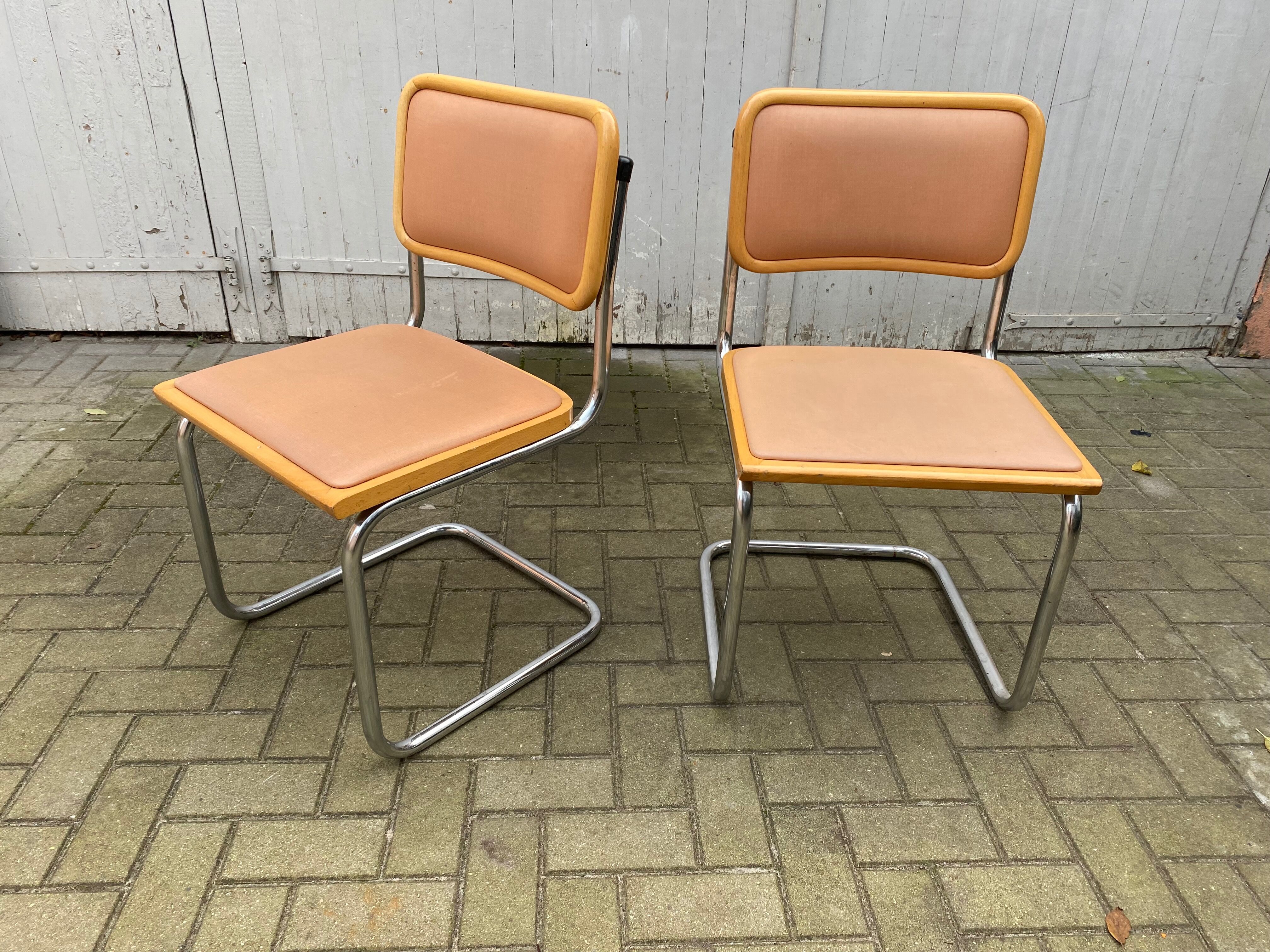 Paire de chaises de Marcel Breuer 1960