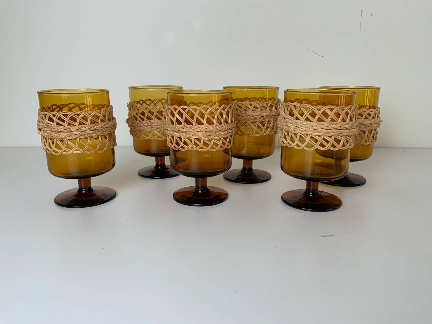 Verres vintage 70s