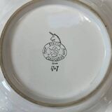 Plat de service en faïence