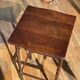 Turned Wood Style Bedside Table