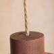 ALBA pendant light in Moca concrete