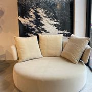 Antonio Citterio round swivel sofa Maxalto B&B Italia - Amoenus model