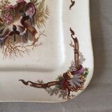 Presentation plate square iron earth