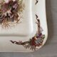 Presentation plate square iron earth