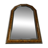 Large vintage Italian wooden mirror