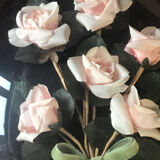 Vintage curved glass frame