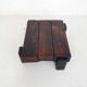 Mid-century brutalist solid wooden coffee table, The Netherlands 1970's