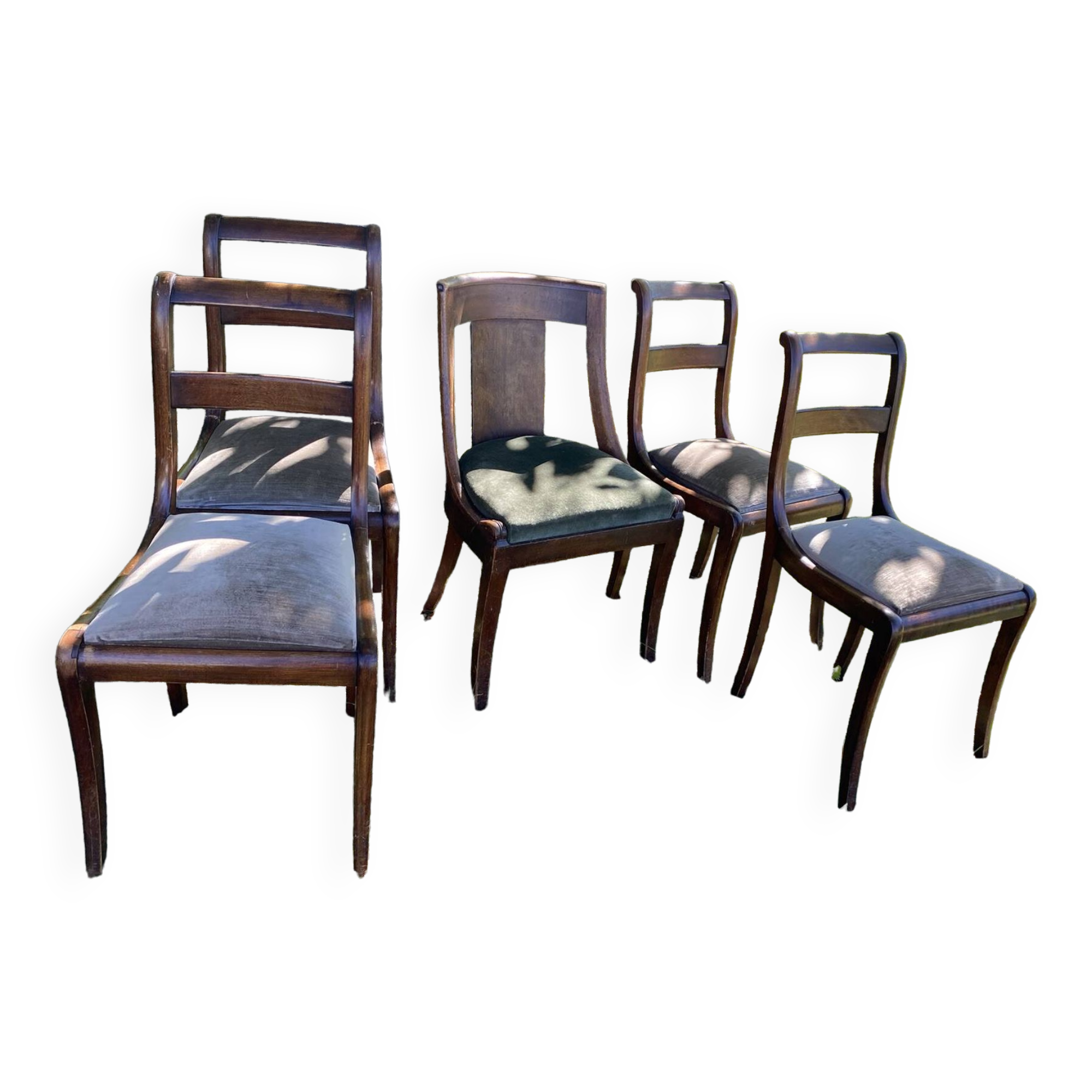 5 chairs