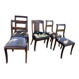 5 chairs