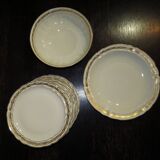 Bernardaud - noailles set of 10 plates and 2 dishes