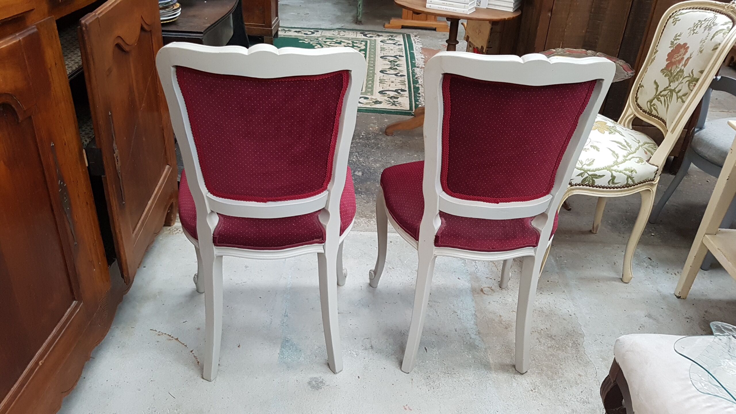 Pair of Louis XV style chairs