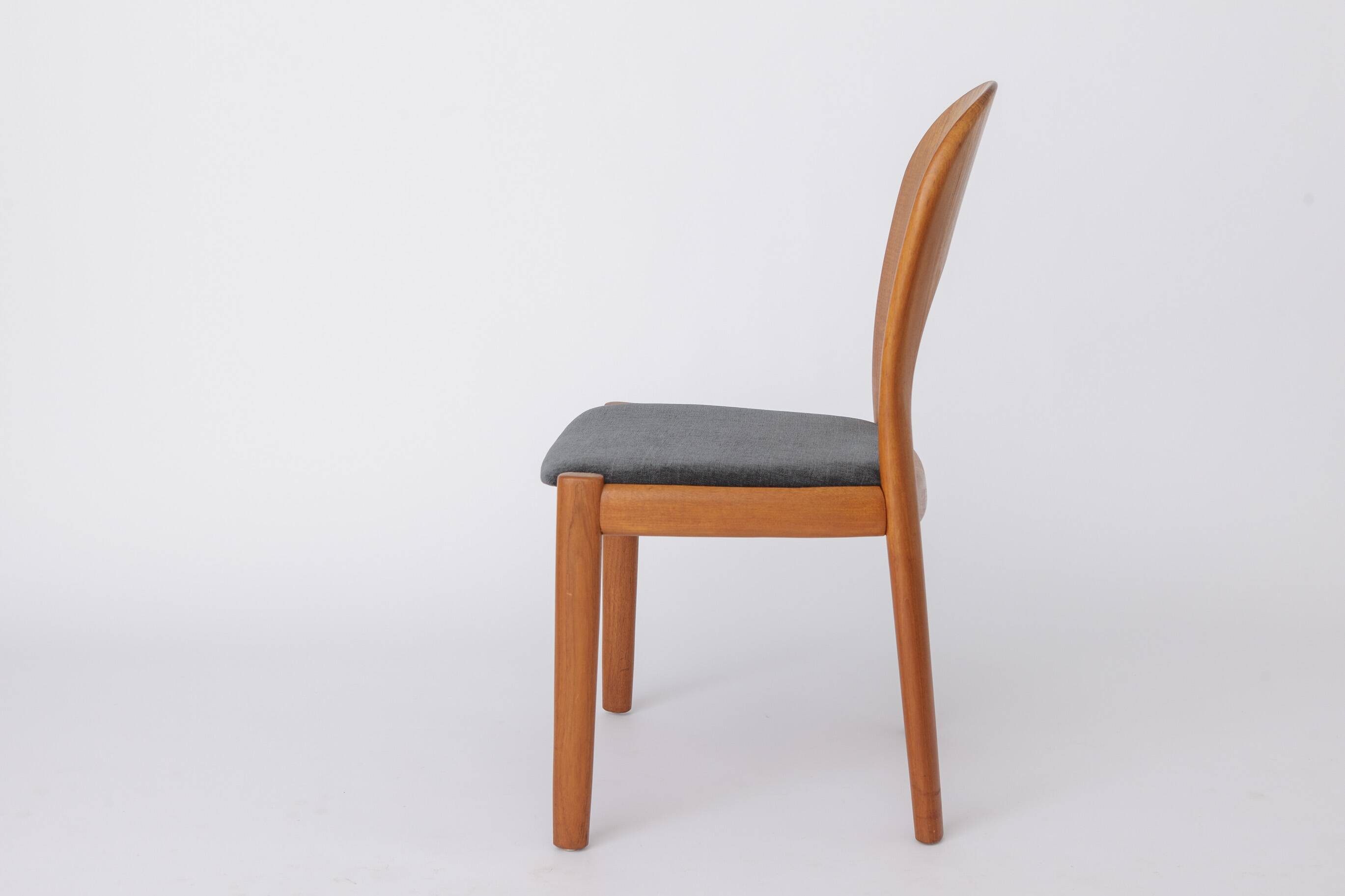 4 of 10 Dining Chairs by Danish Designer Niels Koefoed (1970s)