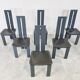 Dining chairs by Pietro costantini for Ello, 1980s, set of 6
