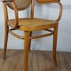 Fauteuil assise et dossier en cannage étiquette de Thonet ref sl02
