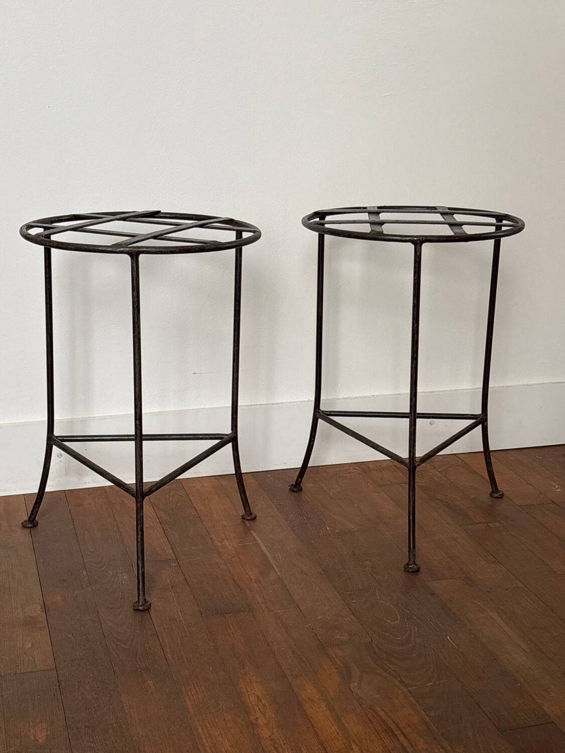 Wrought iron stool