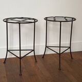 Wrought iron stool