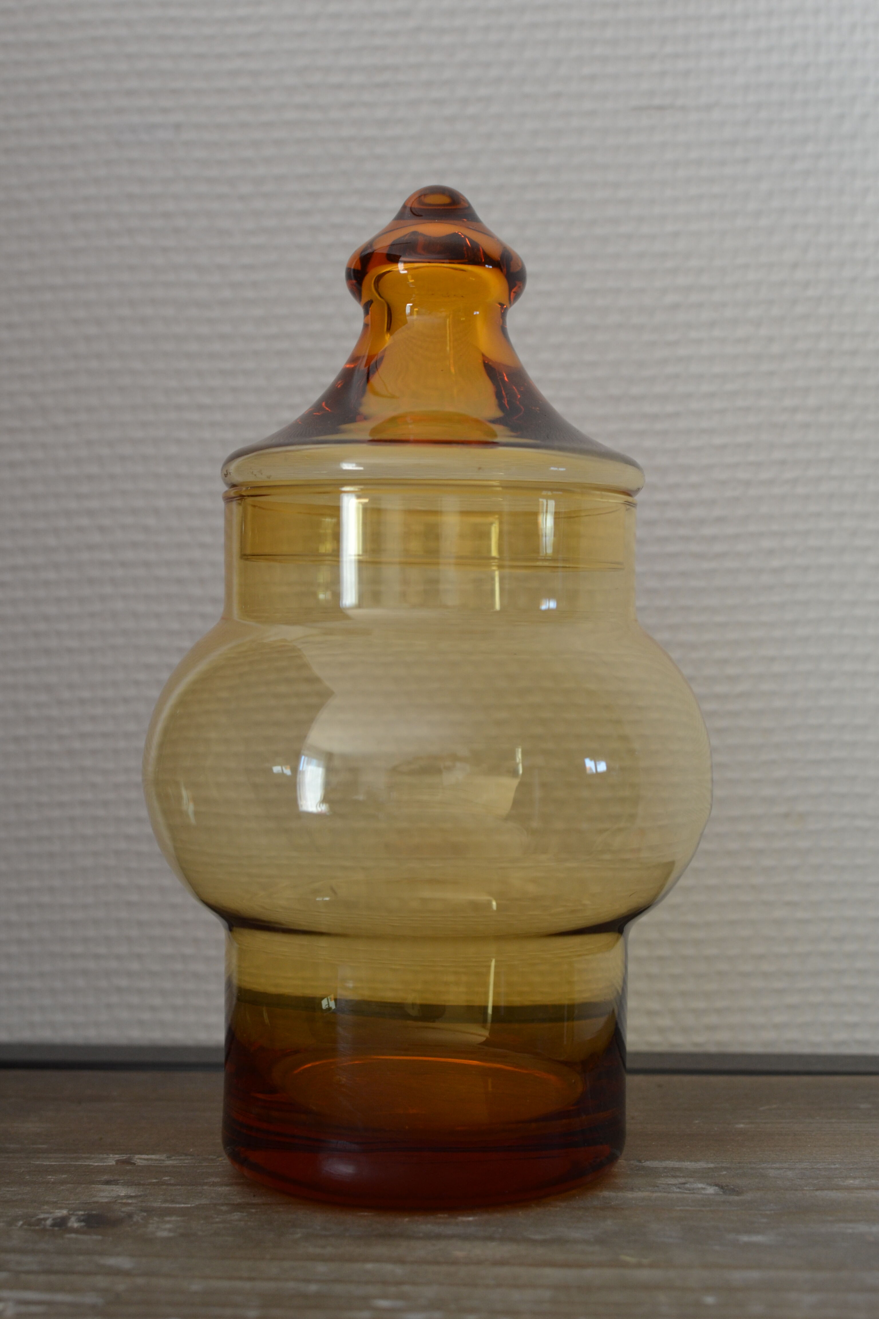 Amber yellow transparent candy