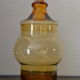 Amber yellow transparent candy