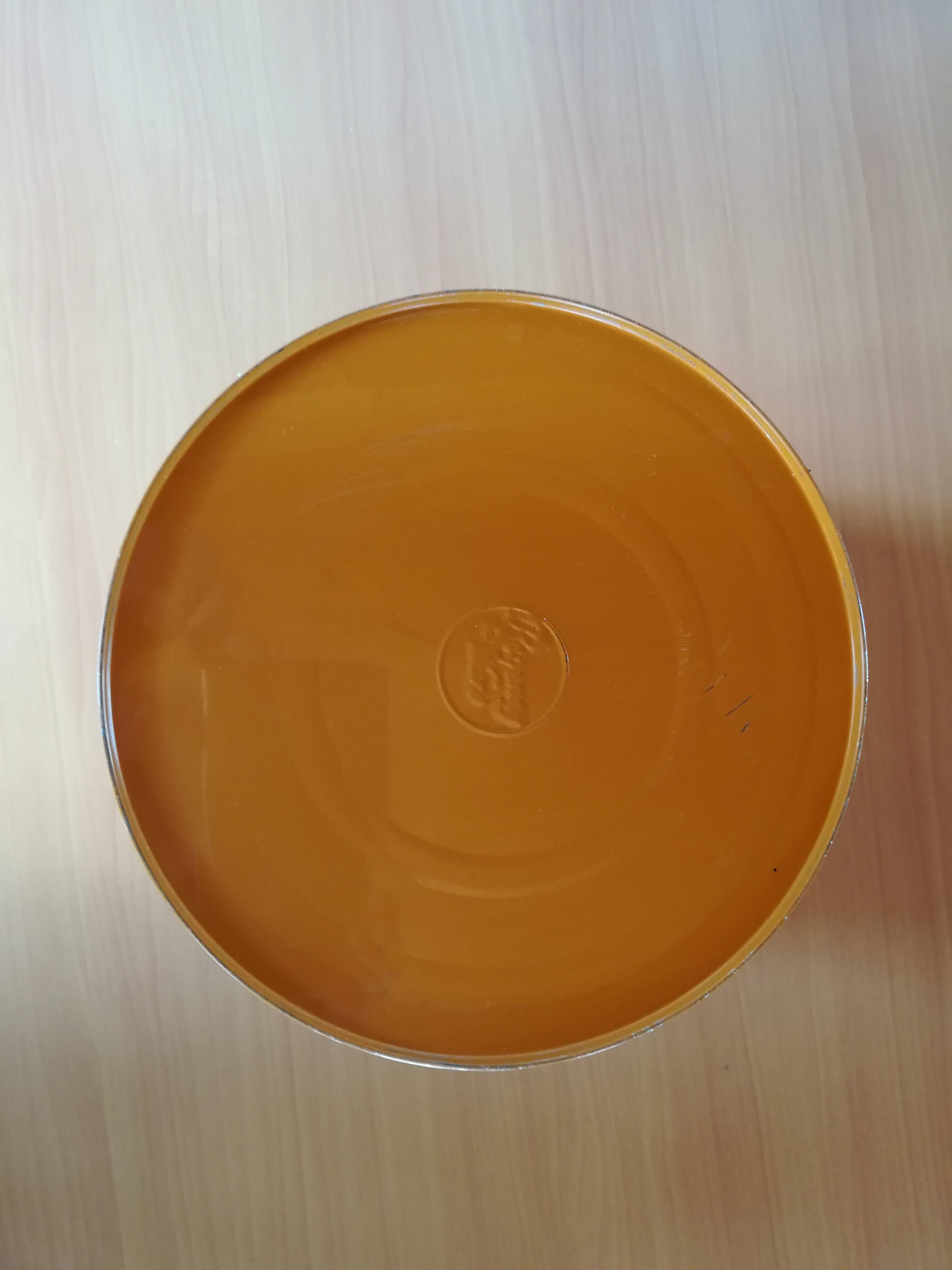 Waste paper basket Metal decor Hazelnut